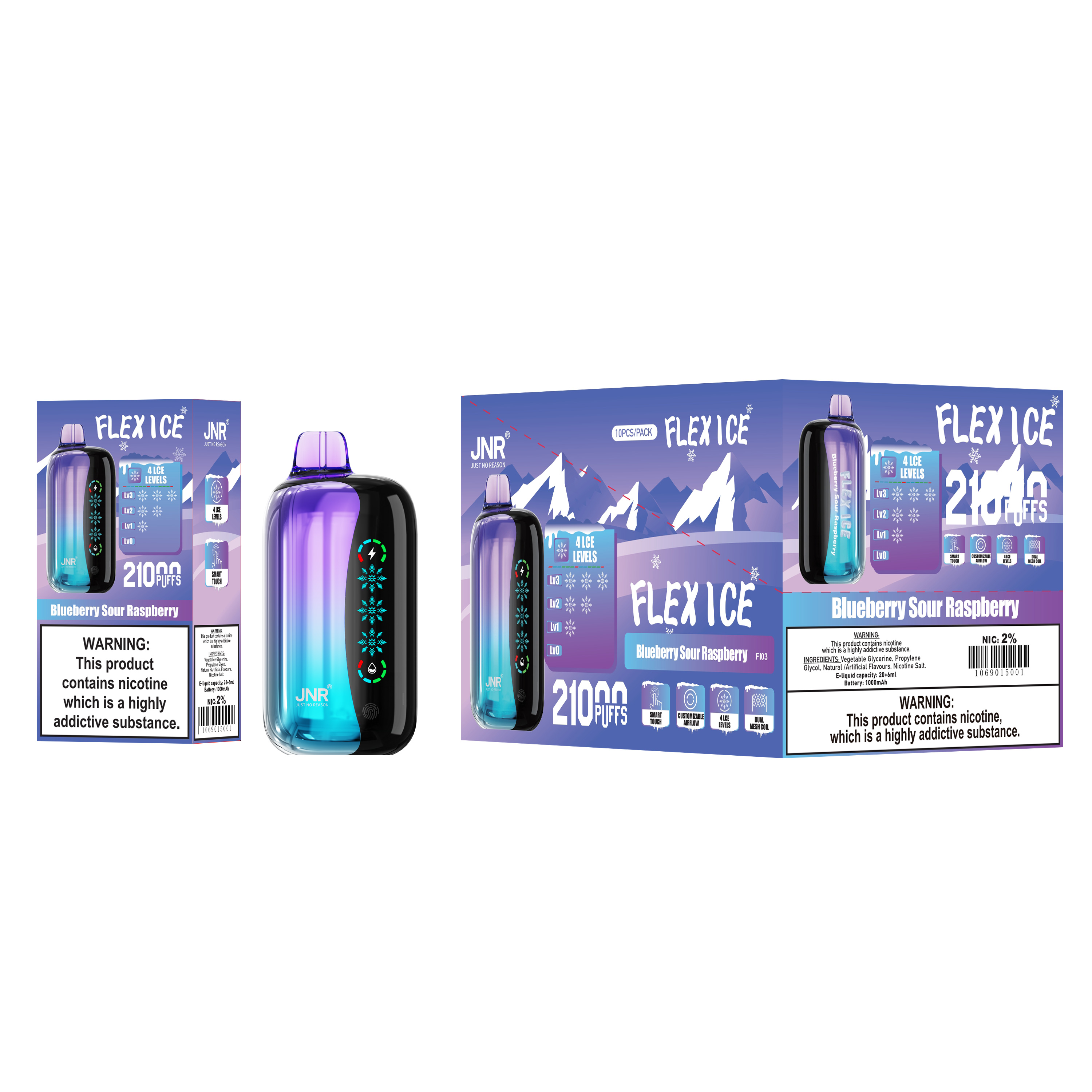 Flex Ice 21000 Puffs Disposable Vape