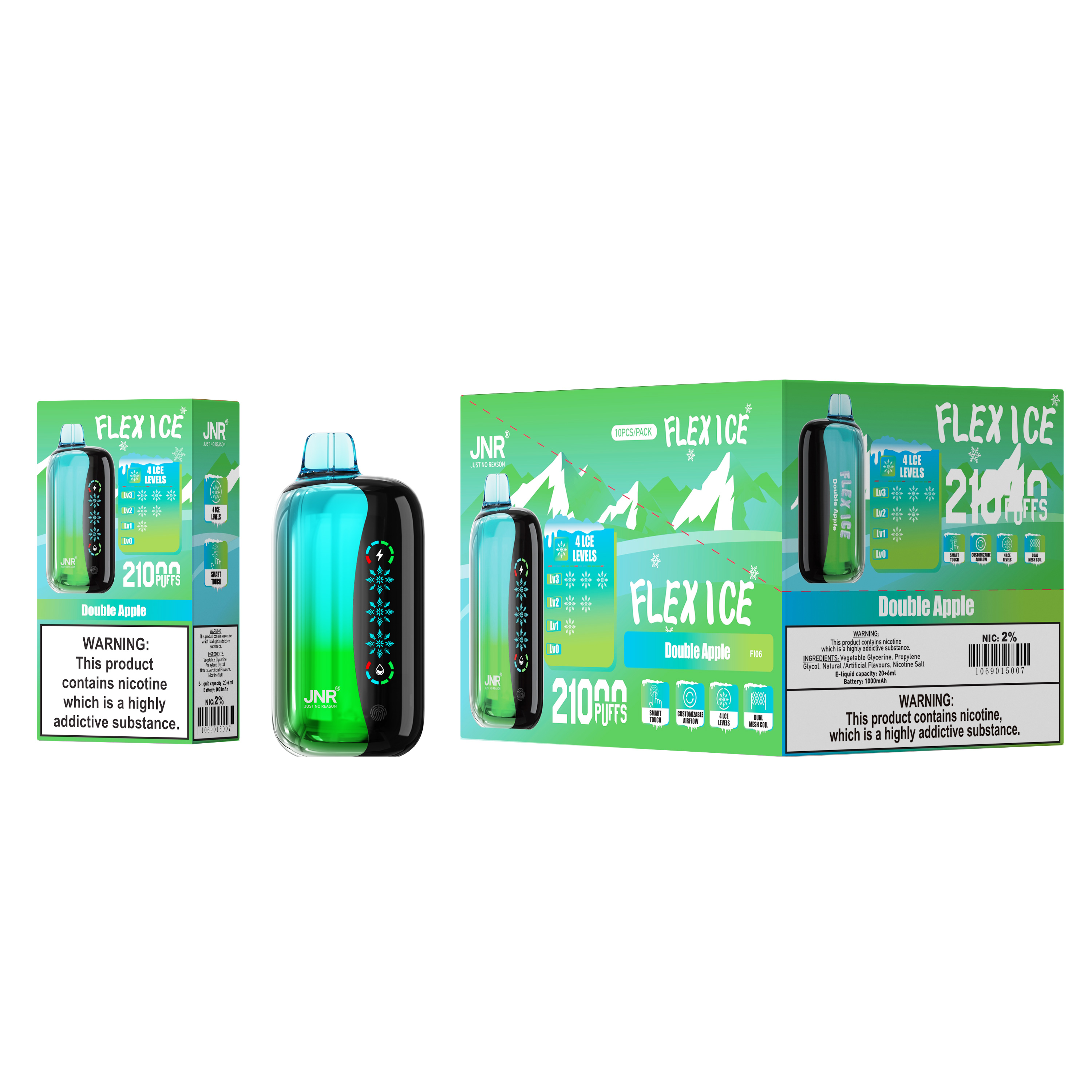 Flex Ice 21000 Puffs Disposable Vape