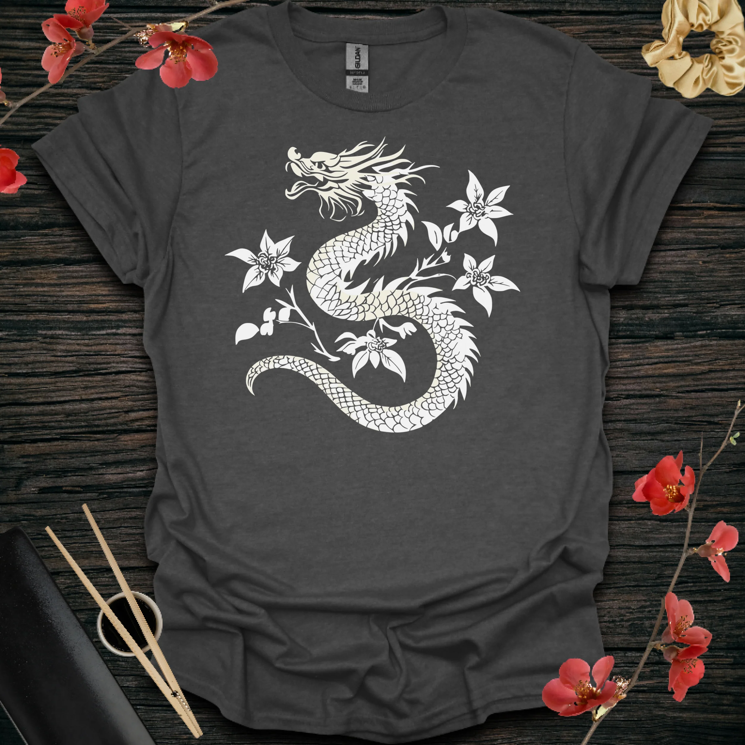 Black/White Rose Dragon
