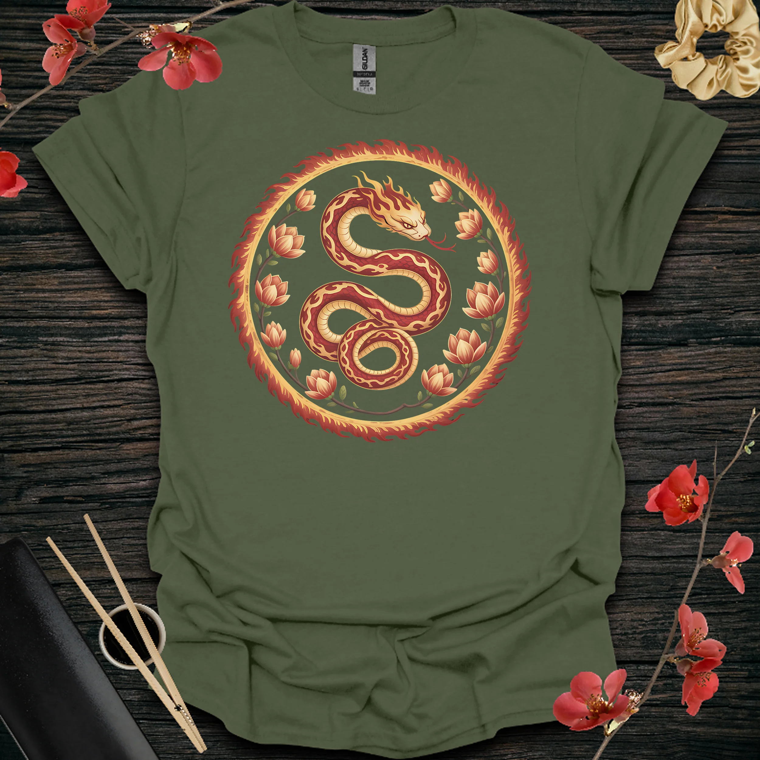 Snake- Fire Flame Serpent