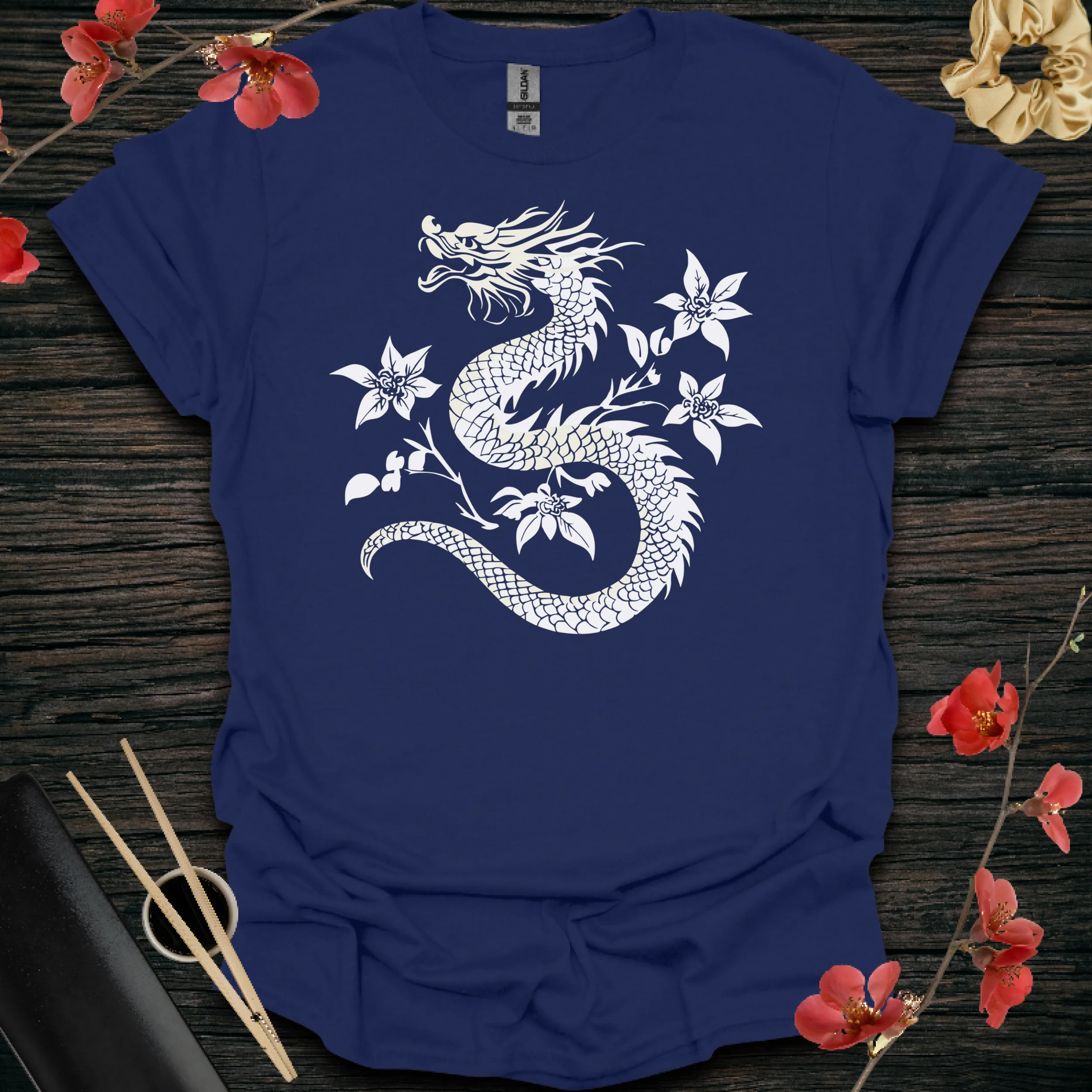 Black/White Rose Dragon