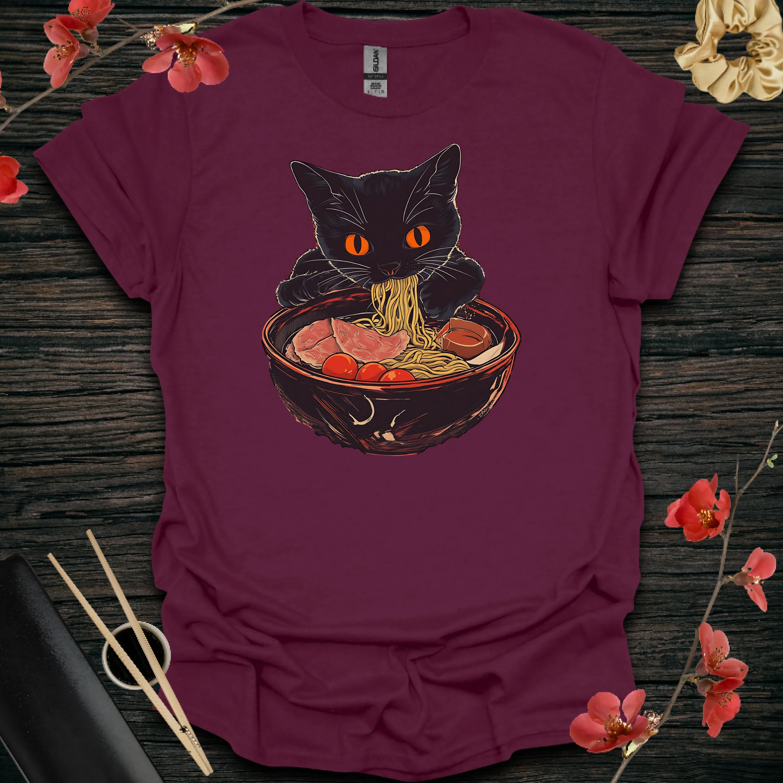 Hungry Ramen Cat