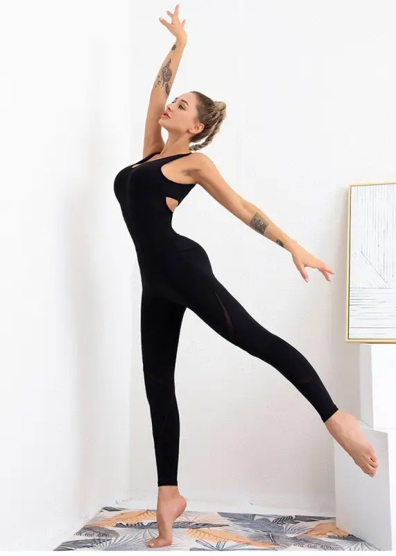 Fitness Yoga Seamless Gym Jumpsuit