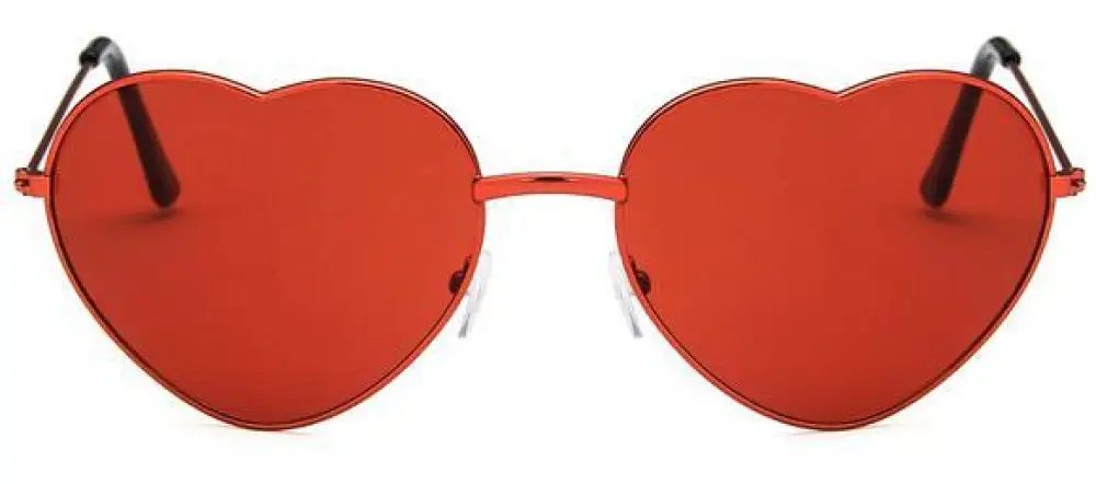 Heart Love Sunglasses Blonde Woman Black Hat