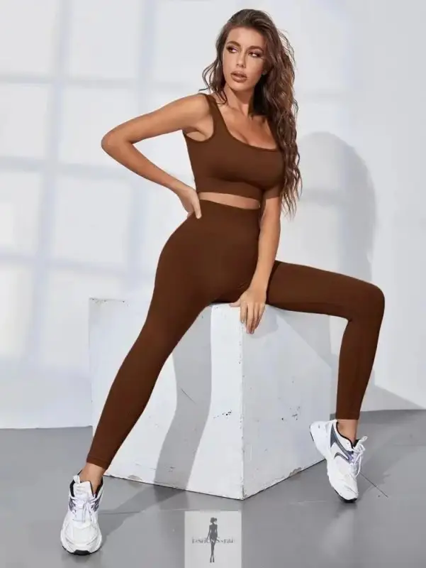 Seamless High Stretch Top with Leggings