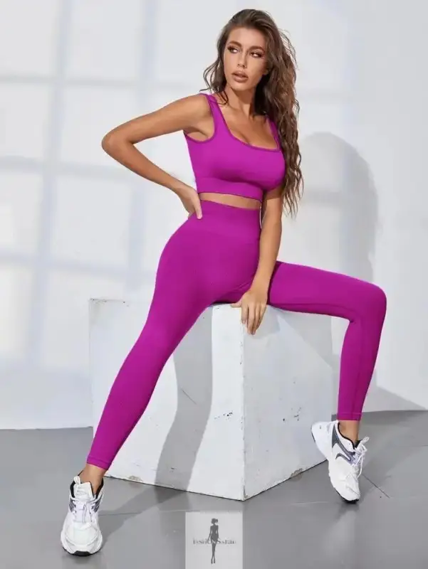 Seamless High Stretch Top with Leggings