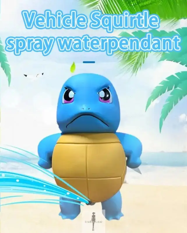 Cute Pokemon Squirtle Car Water Spray Toys
