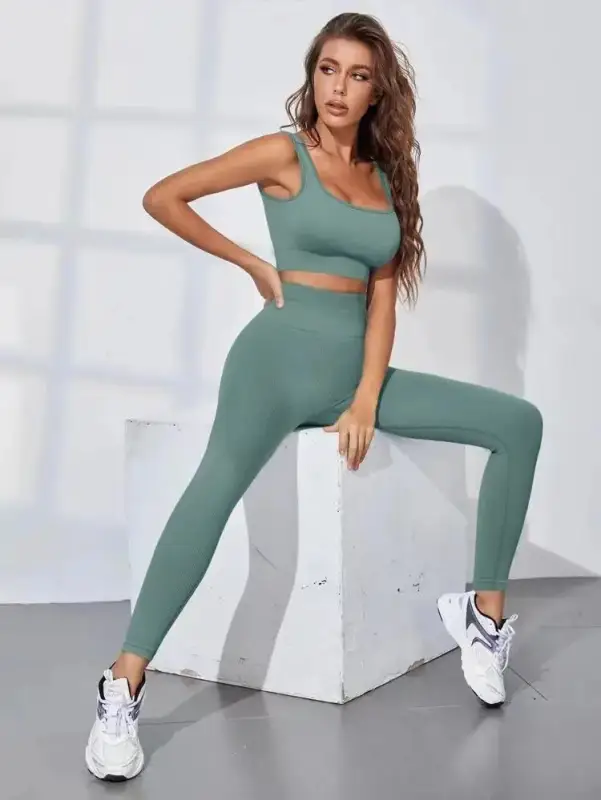 Seamless High Stretch Top with Leggings