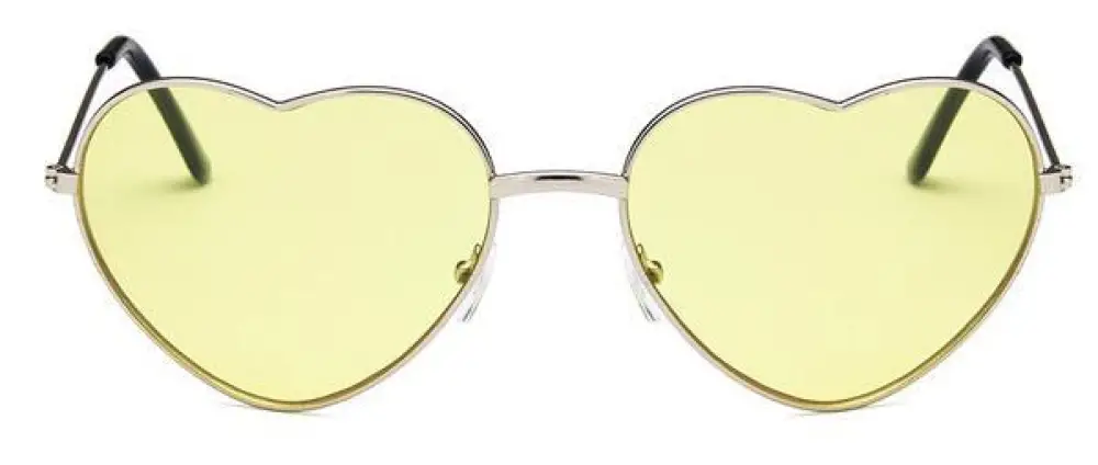 Heart Love Sunglasses Blonde Woman Black Hat