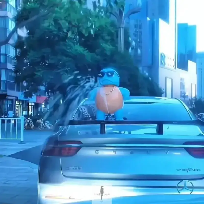 Cute Pokemon Squirtle Car Water Spray Toys