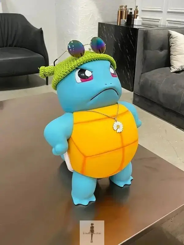 Cute Pokemon Squirtle Car Standing
