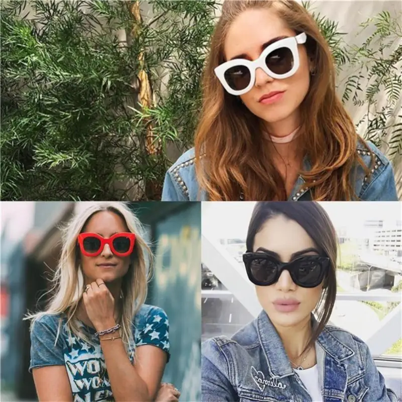 Women in Sunglasses Collage Featuring Cat Sunglasses