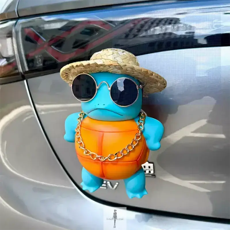 Cute Pokemon Squirtle Car Standing