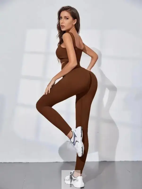 Seamless High Stretch Top with Leggings