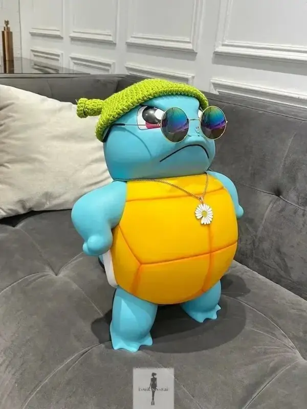 Cute Pokemon Squirtle Car Standing
