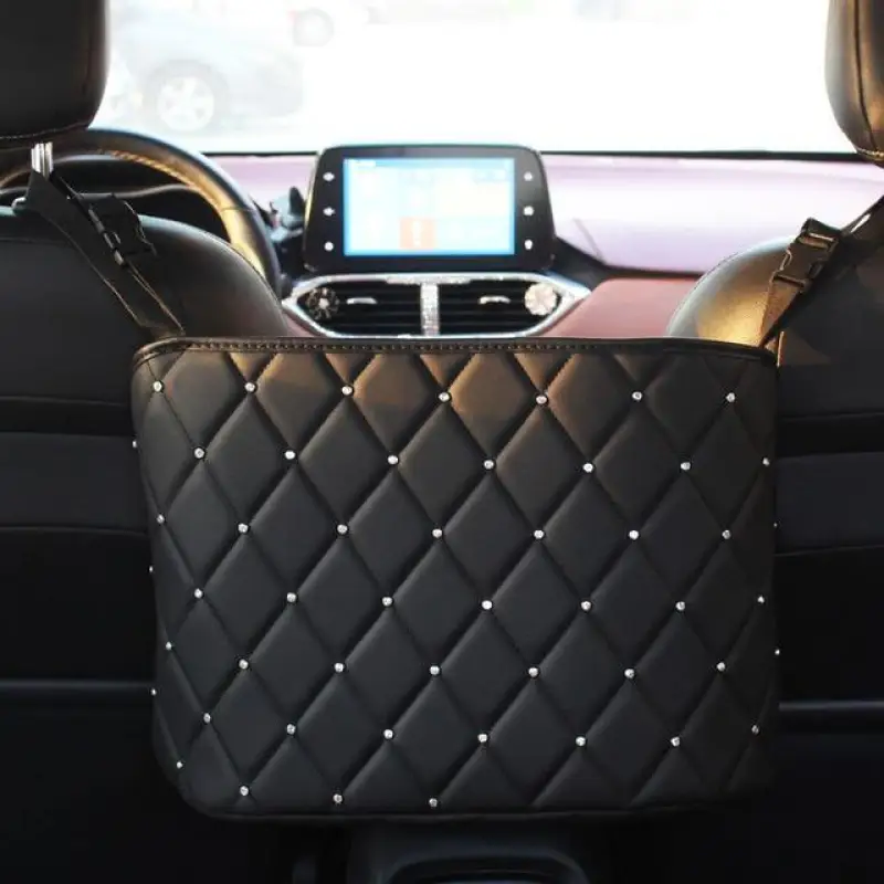 Leather Storage Organizer, Barrier of Backseat