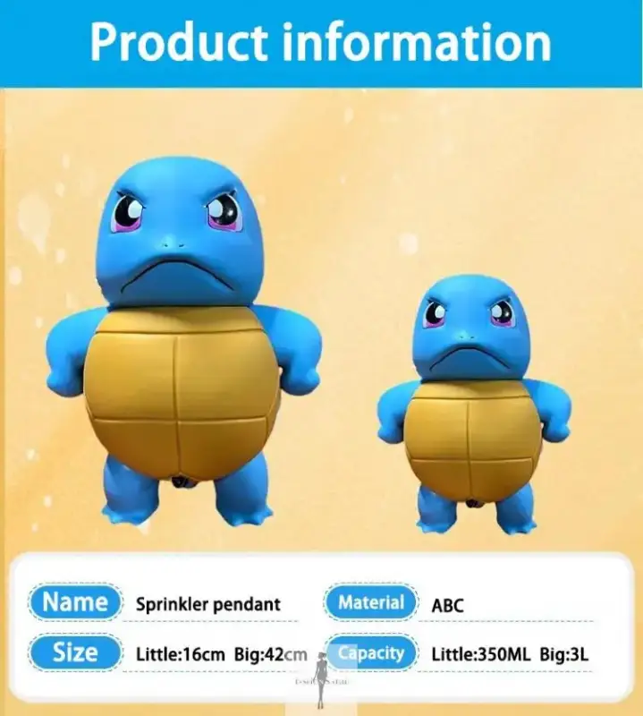Cute Pokemon Squirtle Car Water Spray Toys