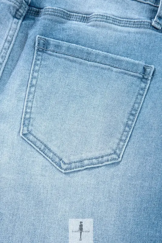High Rise Straight Jeans
