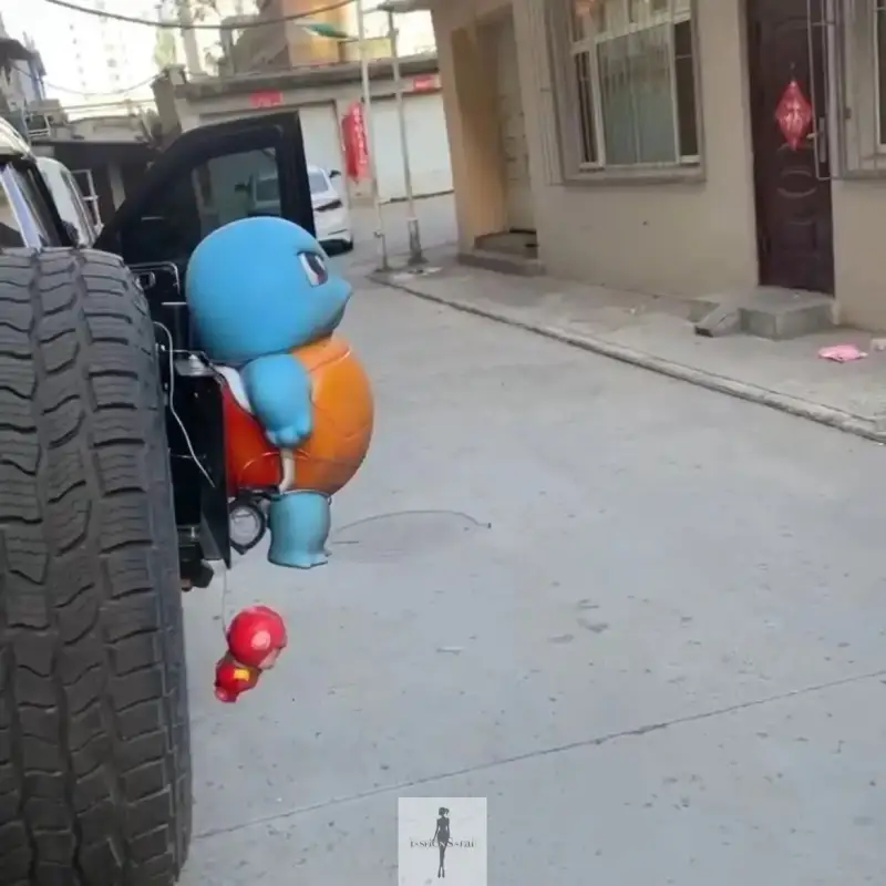 Cute Pokemon Squirtle Car Water Spray Toys