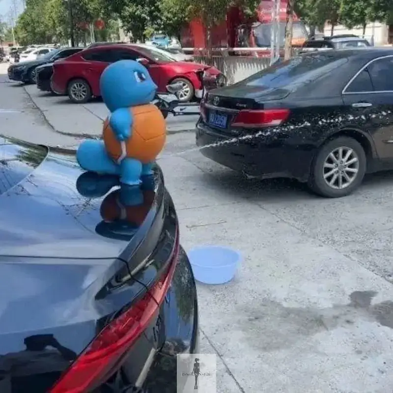 Cute Pokemon Squirtle Car Water Spray Toys