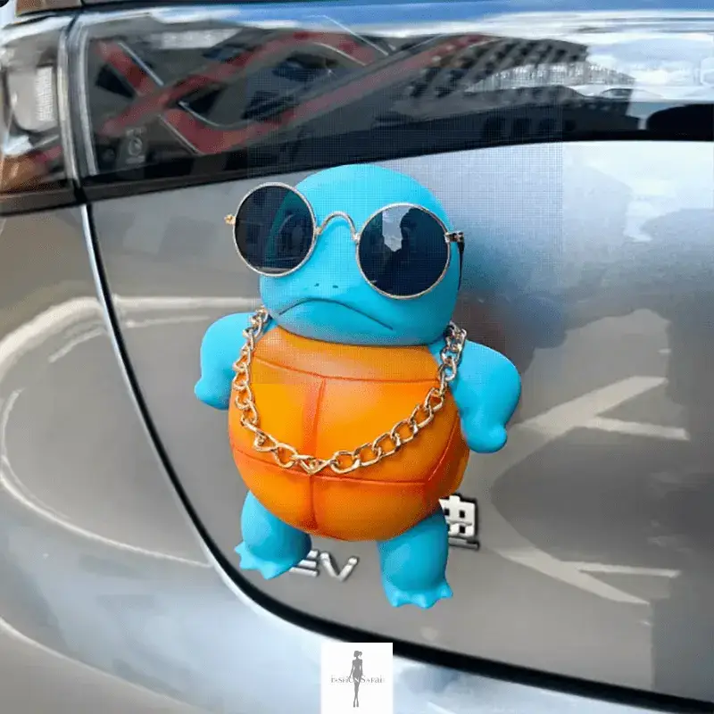 Cute Pokemon Squirtle Car Standing