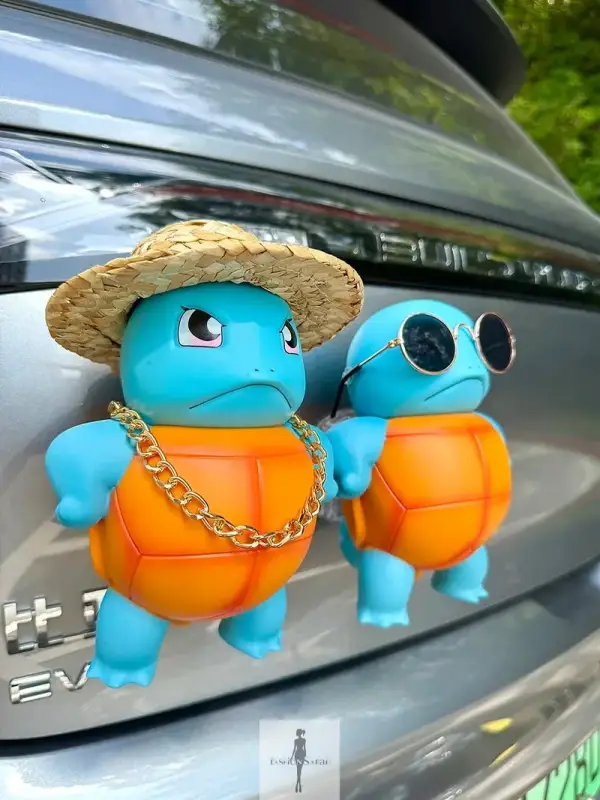Cute Pokemon Squirtle Car Standing