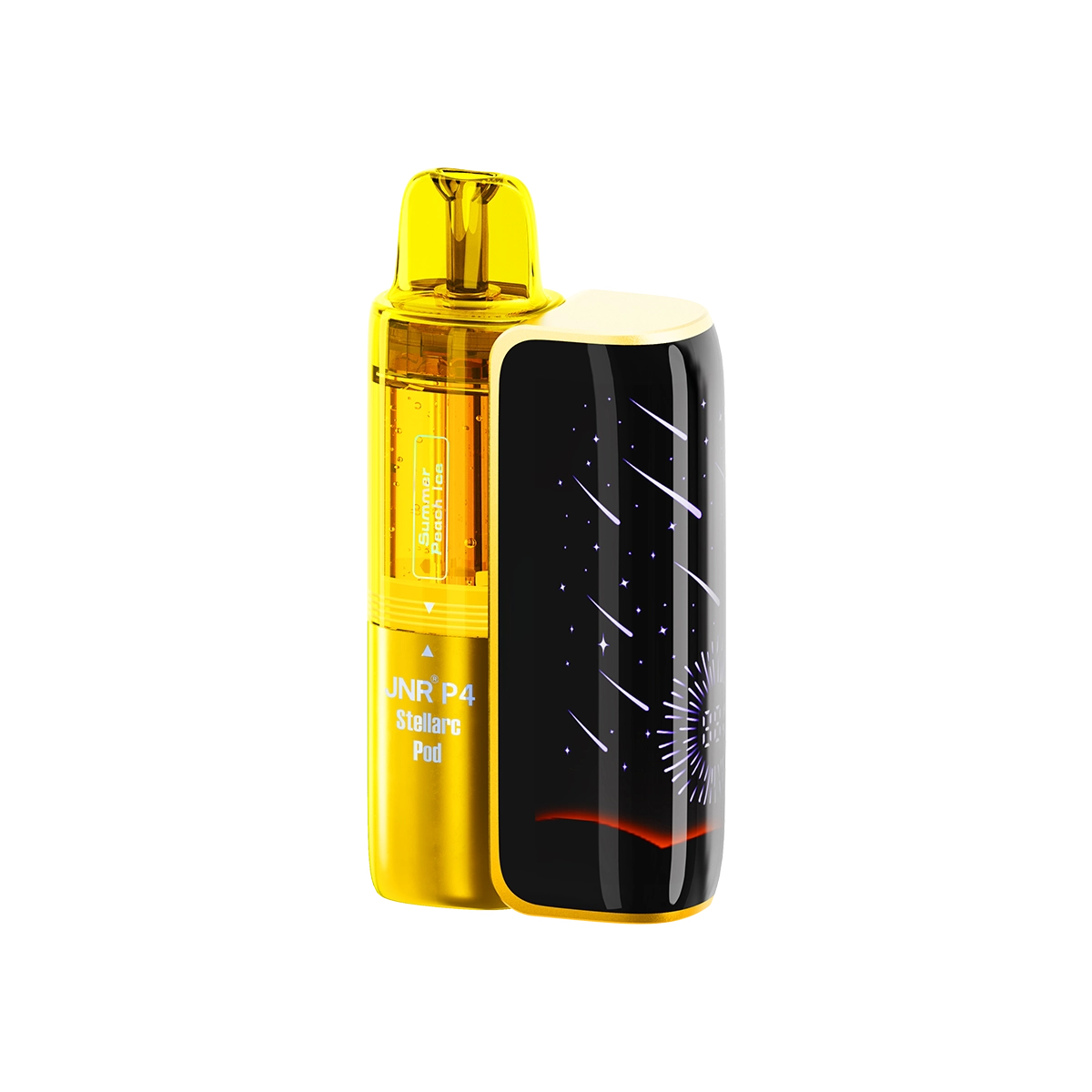 Summer Peach Ice | JNR Vape P4 Stellarc 100K Puffs Kit - Refillable & Replaceable Pod Vape