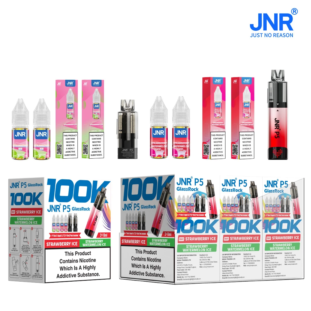 JNR Vape P5 GlassRock 100K Puffs Kit - Refillable & Replaceable Pod Vape