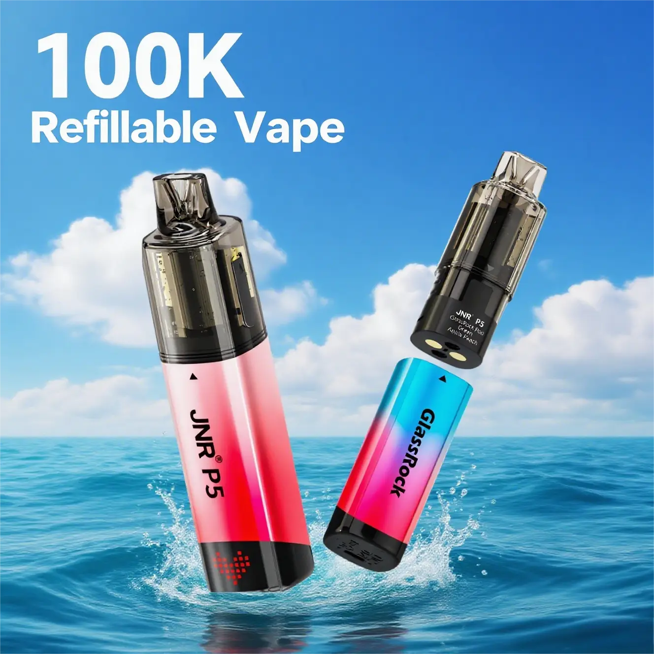 JNR Vape P5 Refillable Vape - 100k Vape JNR
