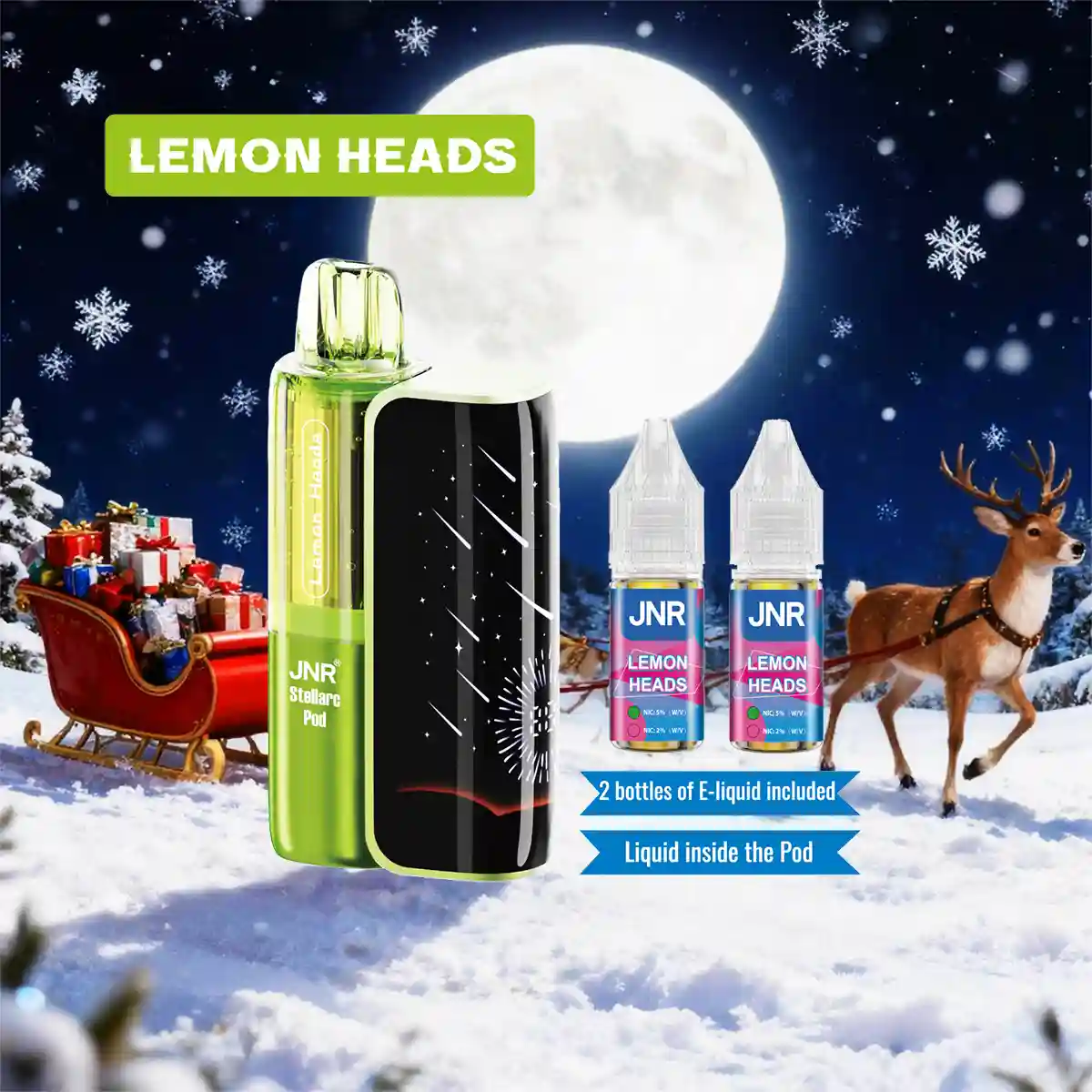 Blueberry Red Raspberry | JNR Vape P4 Stellarc 100K Puffs Kit - Refillable & Replaceable Pod Vape