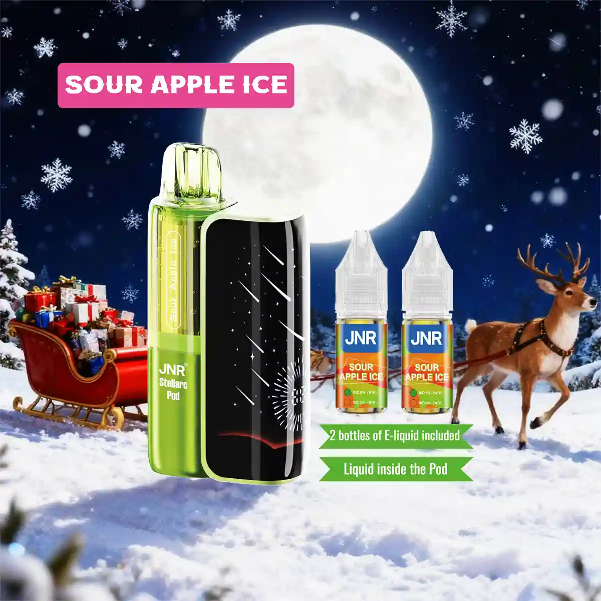 Fizzy Cherry Cola | JNR Vape P4 Stellarc 100K Puffs Kit - Refillable & Replaceable Pod Vape