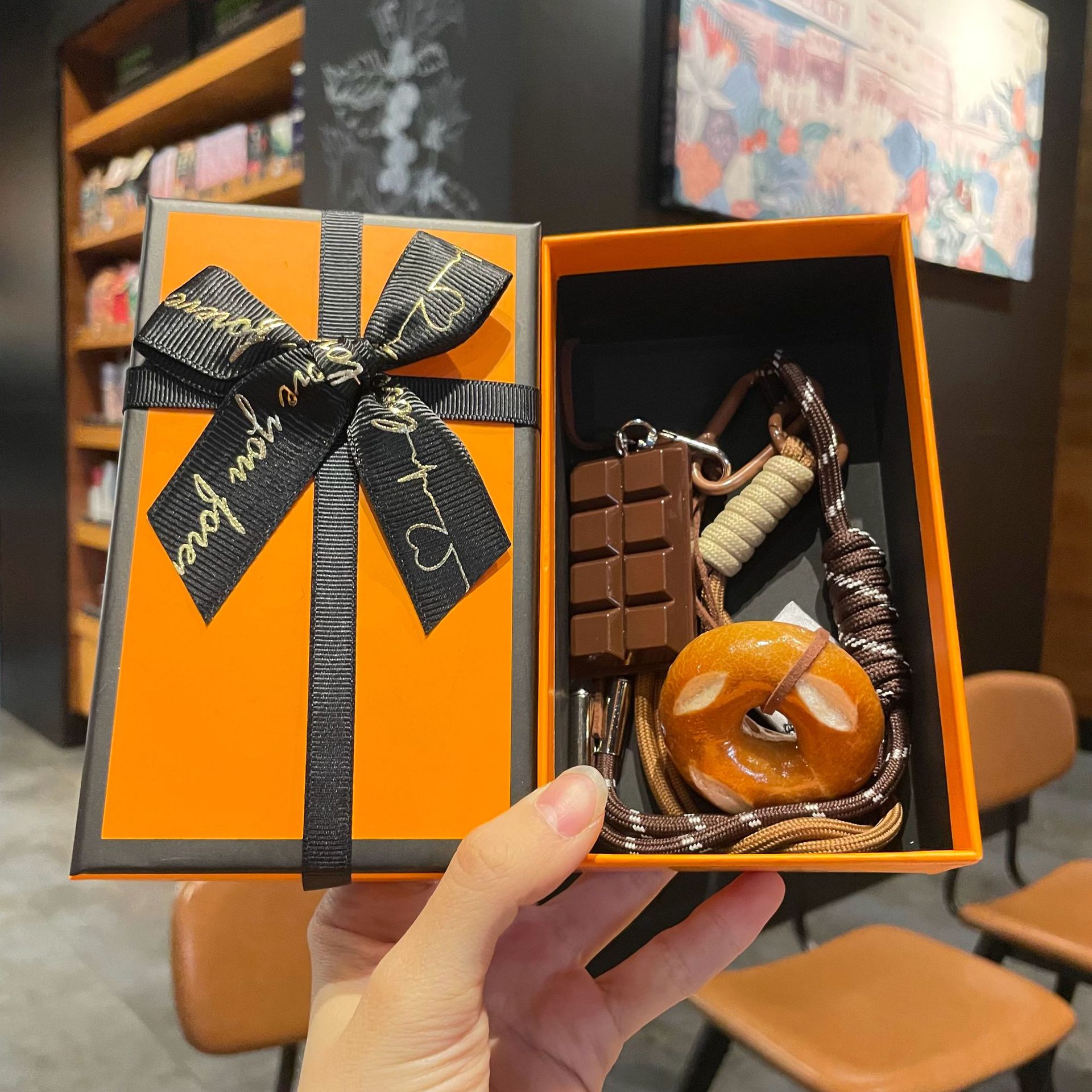Chocolate keychain