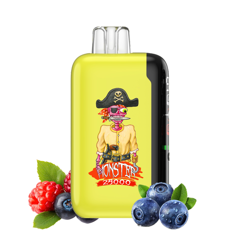 ETS Monster 25K Blueberry-sour-raspberry