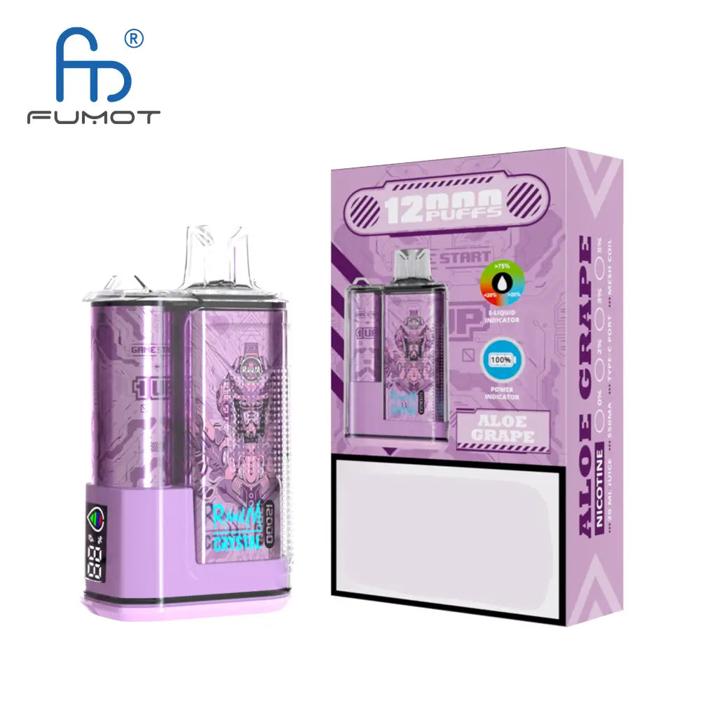Fumot Crystal 12000 Disposable Vape Box - 20ML (1 Vape)