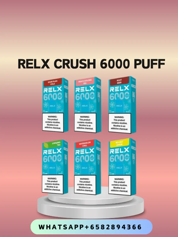 Relx Crush Pocket  6000 Puffs