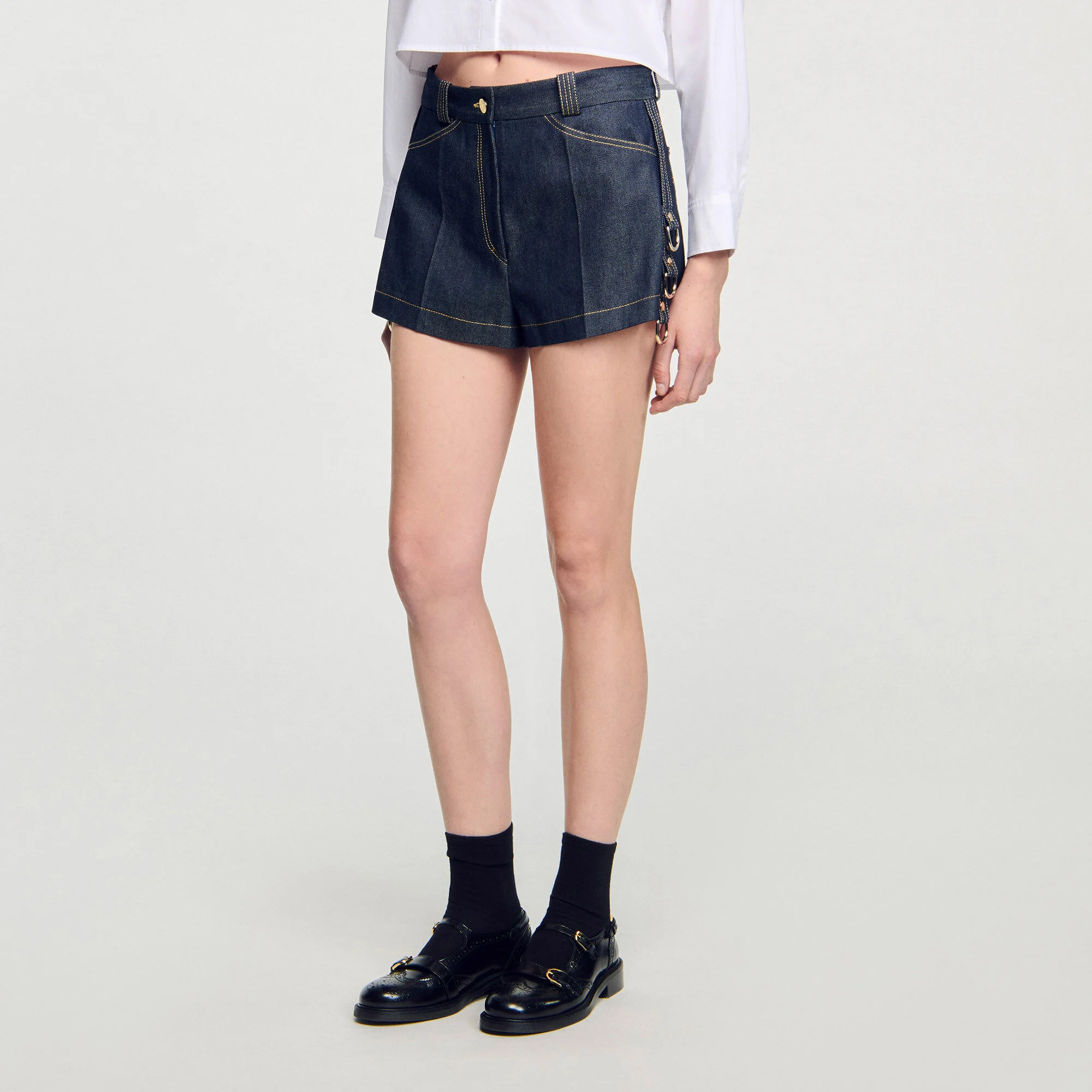 Short en denim