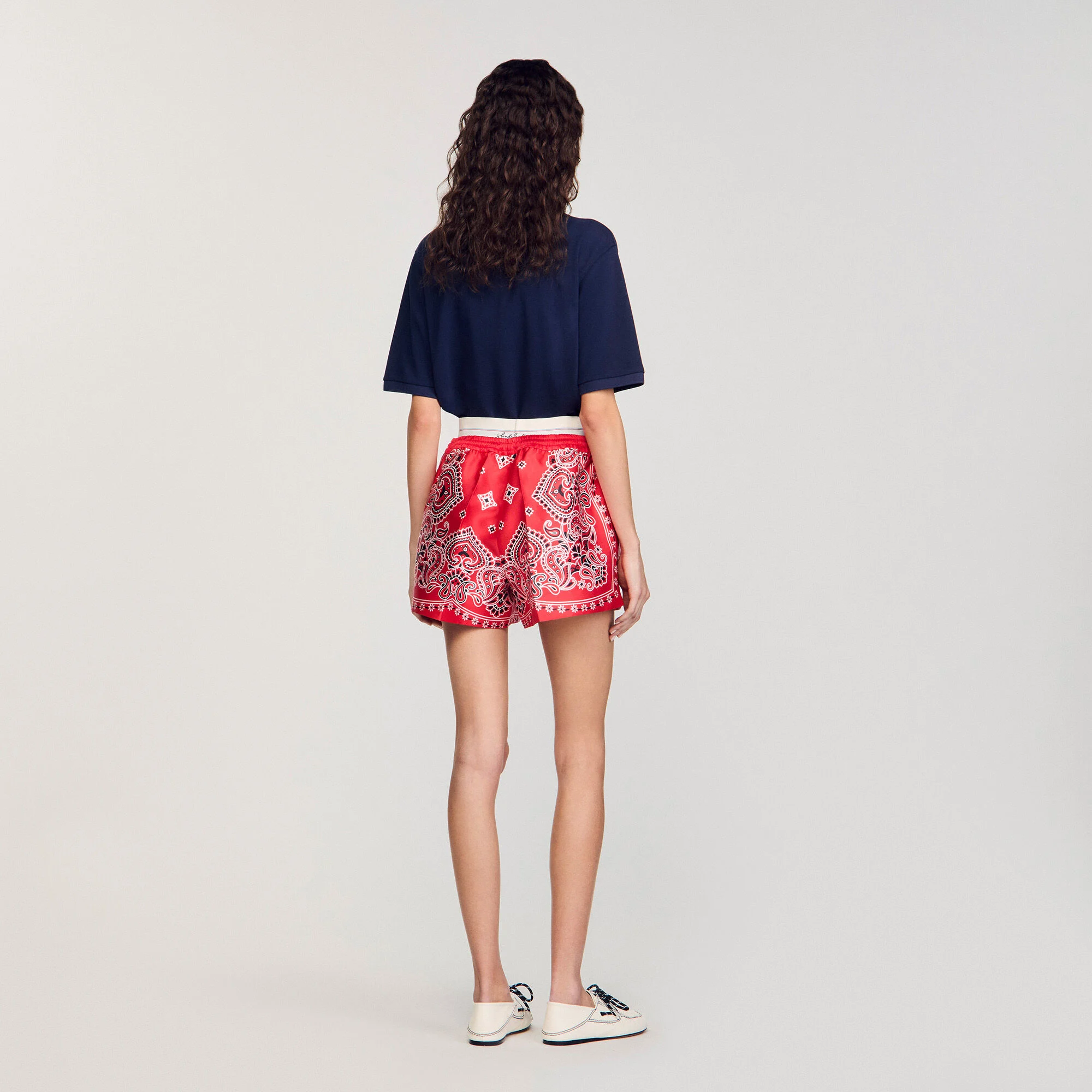 Short à imprimé bandana