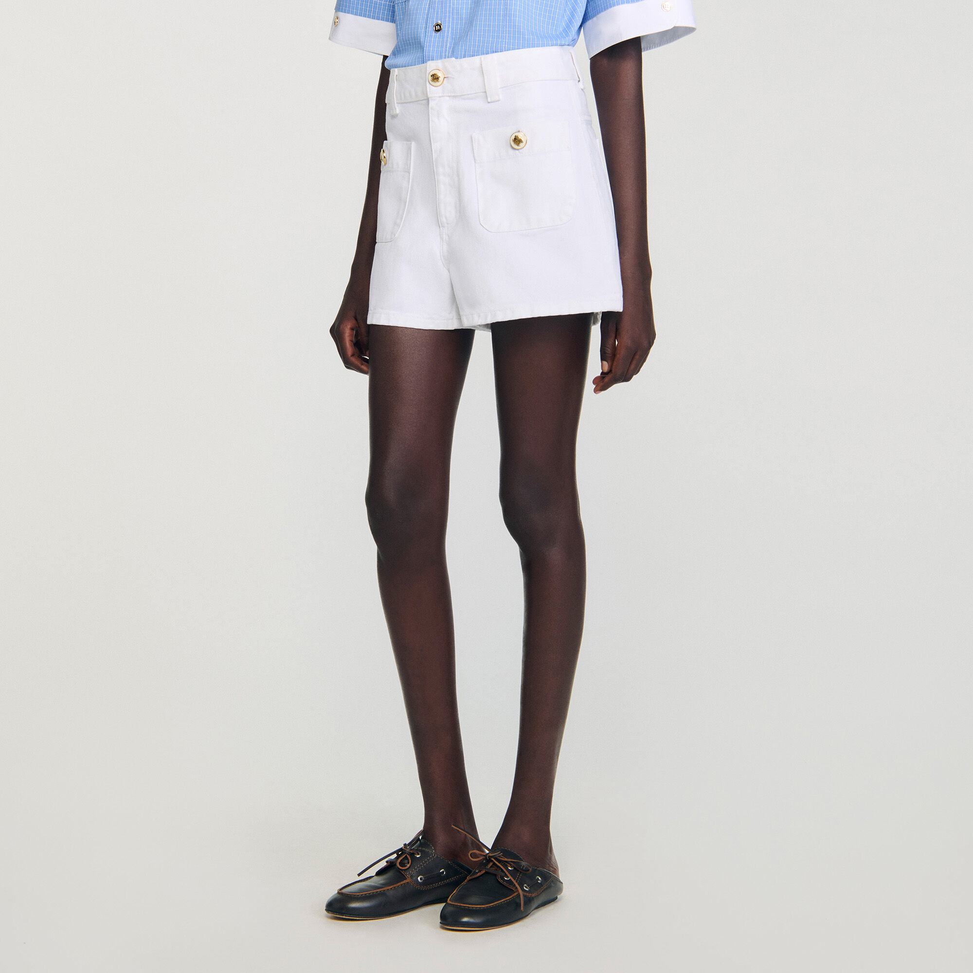 Short en denim