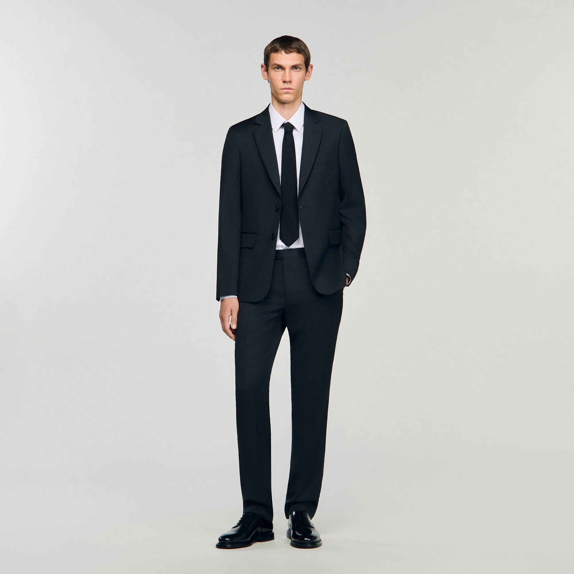 Veste de costume en laine vierge