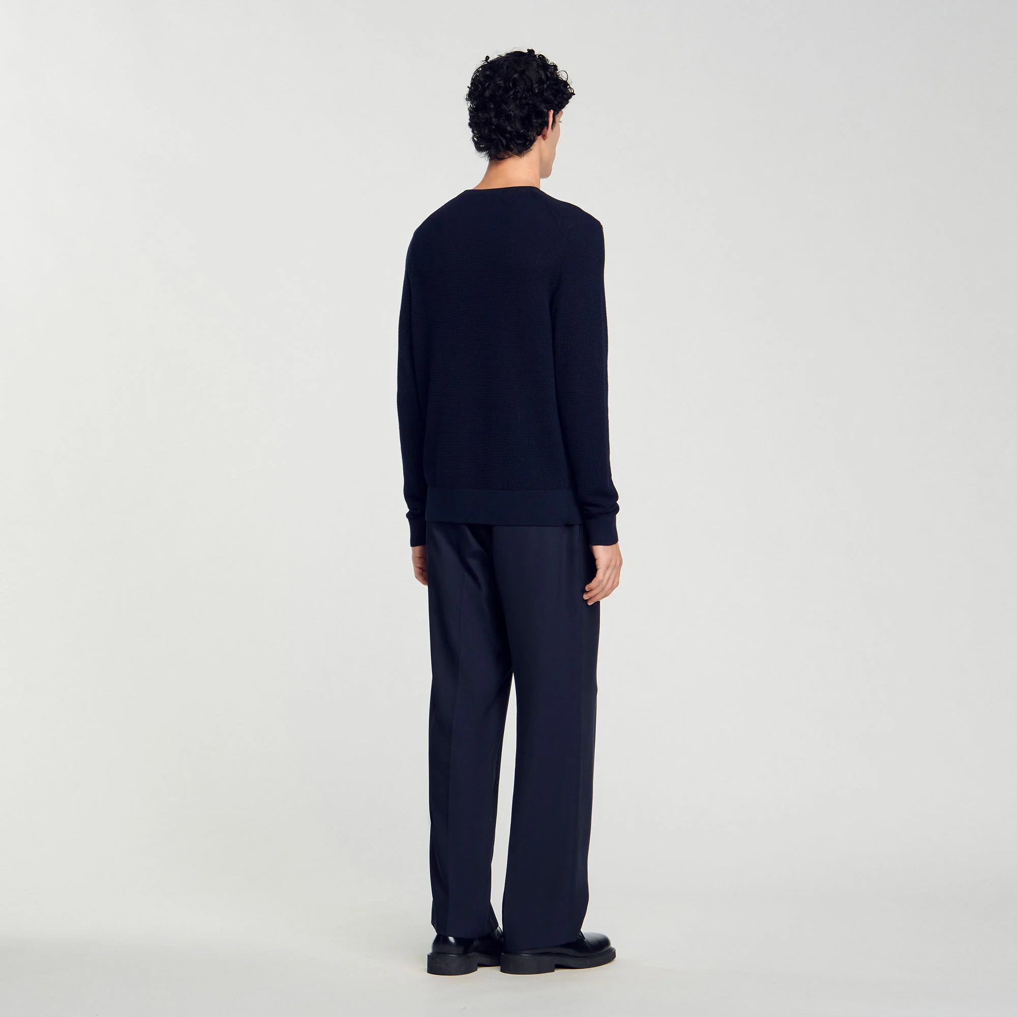 Pull en maille texturée