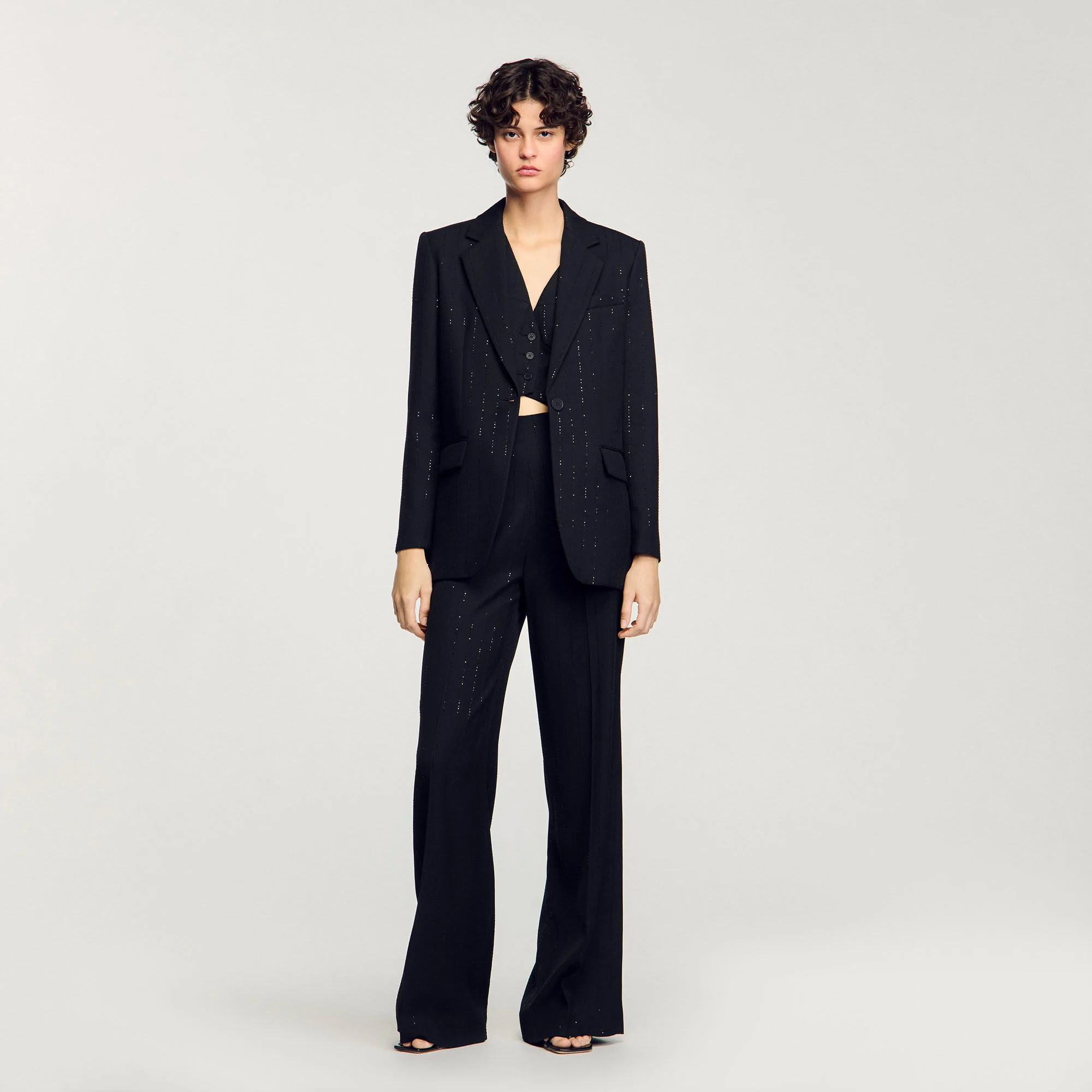 Veste de costume à sequins