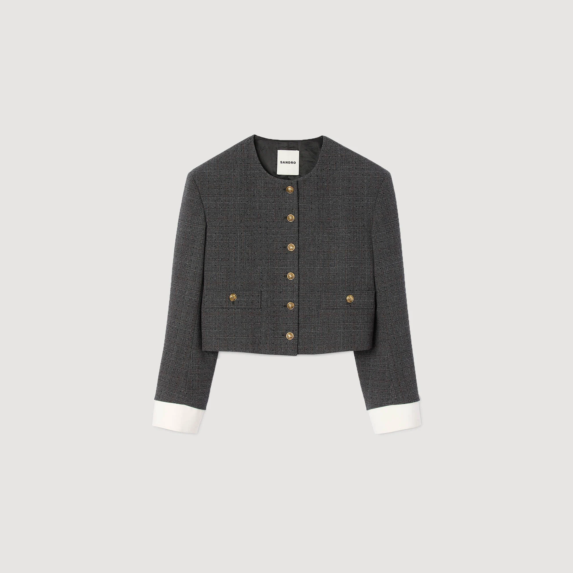 Veste de tailleur strassée