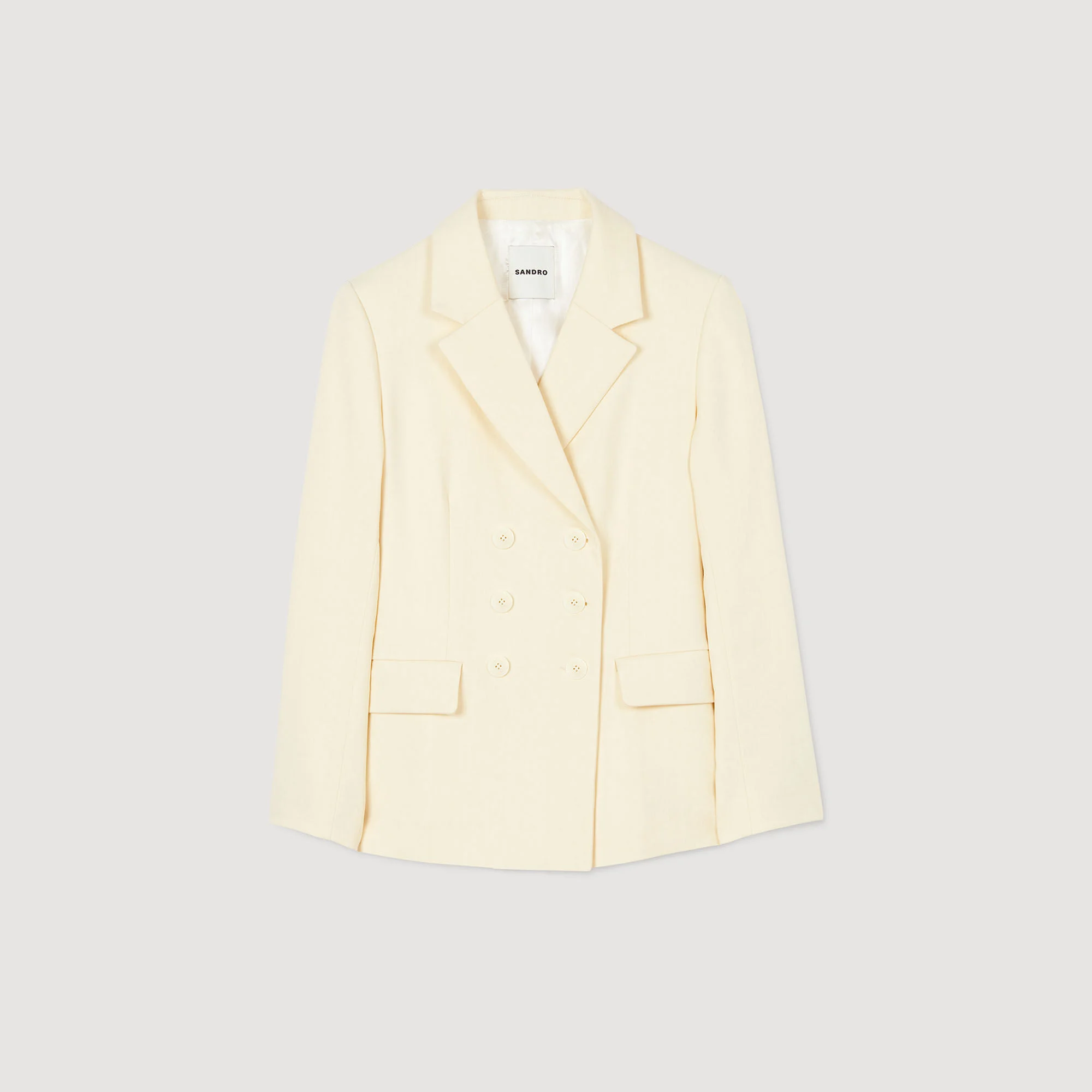 Veste de costume à boutonnage croisé
