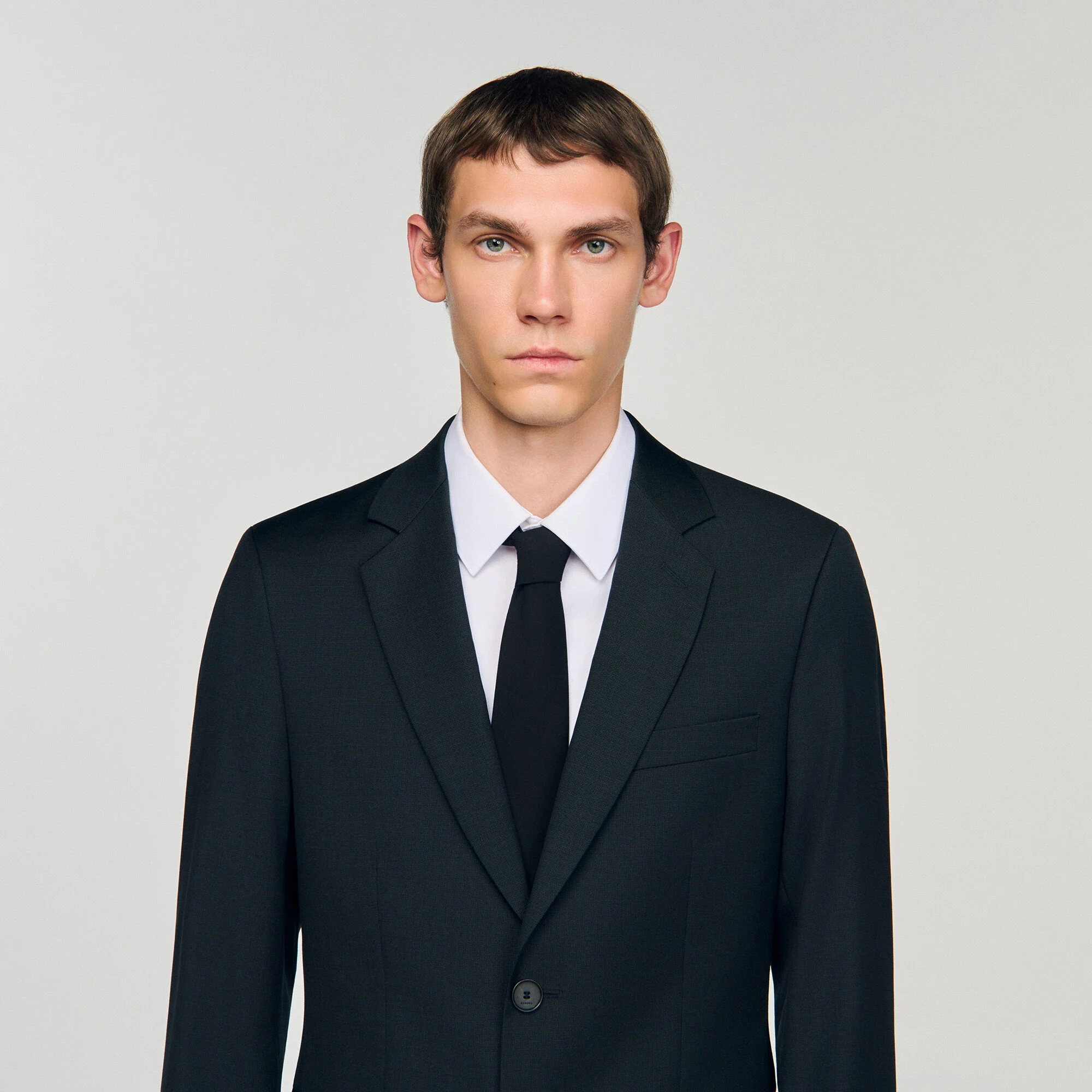 Veste de costume en laine vierge