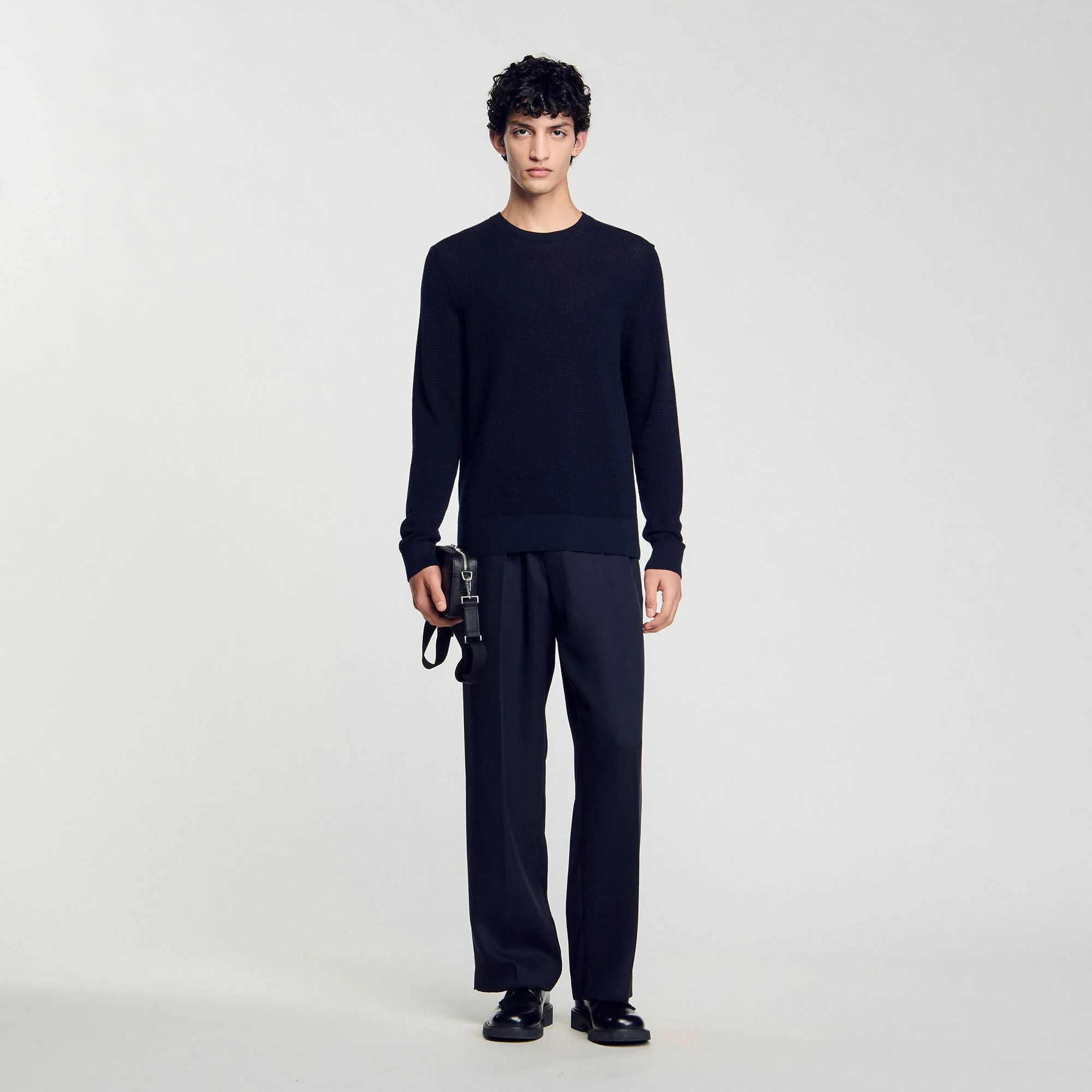 Pull en maille texturée