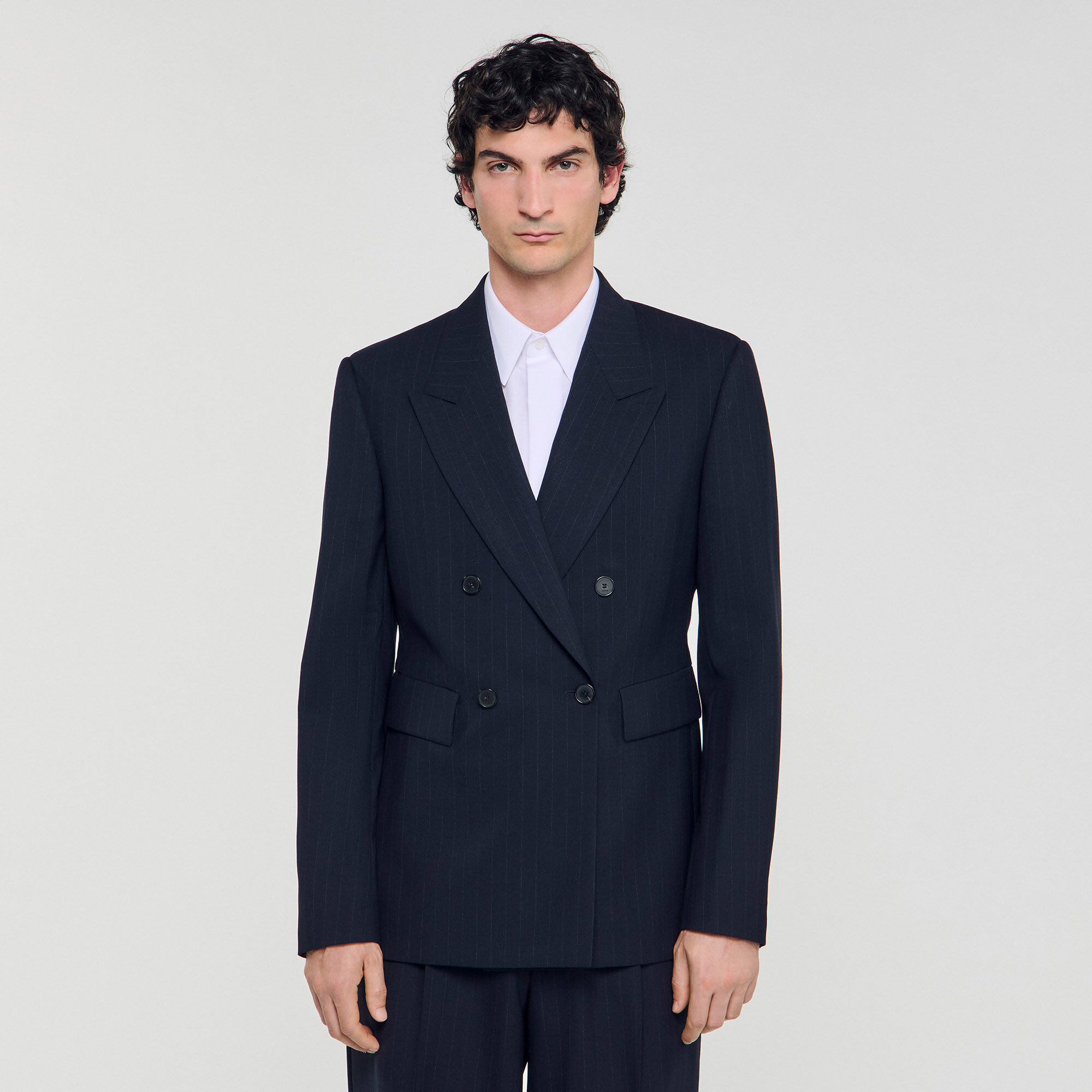 Veste de costume croisée