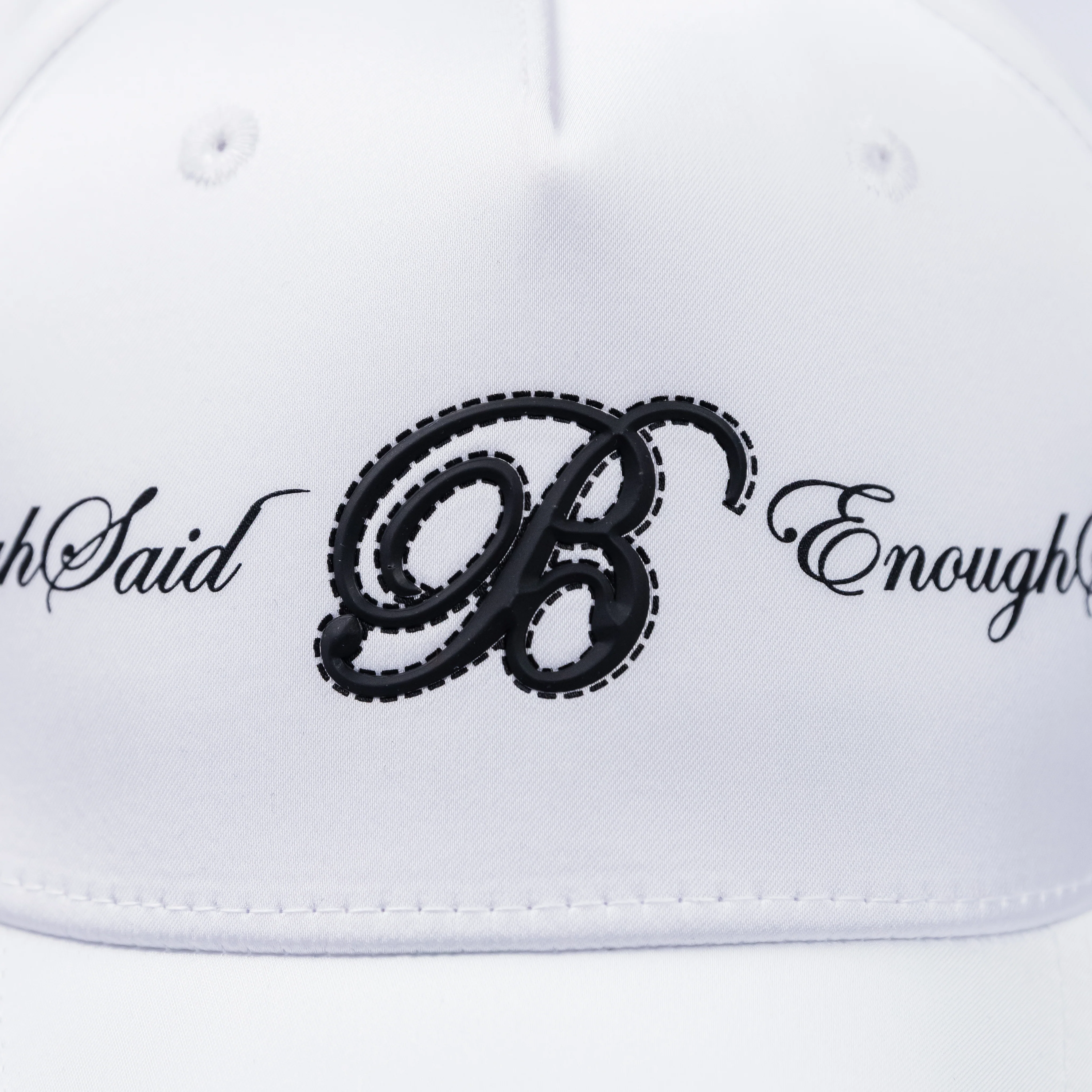 Bogart “Enough Said” Signature Cap – Black & White Edition