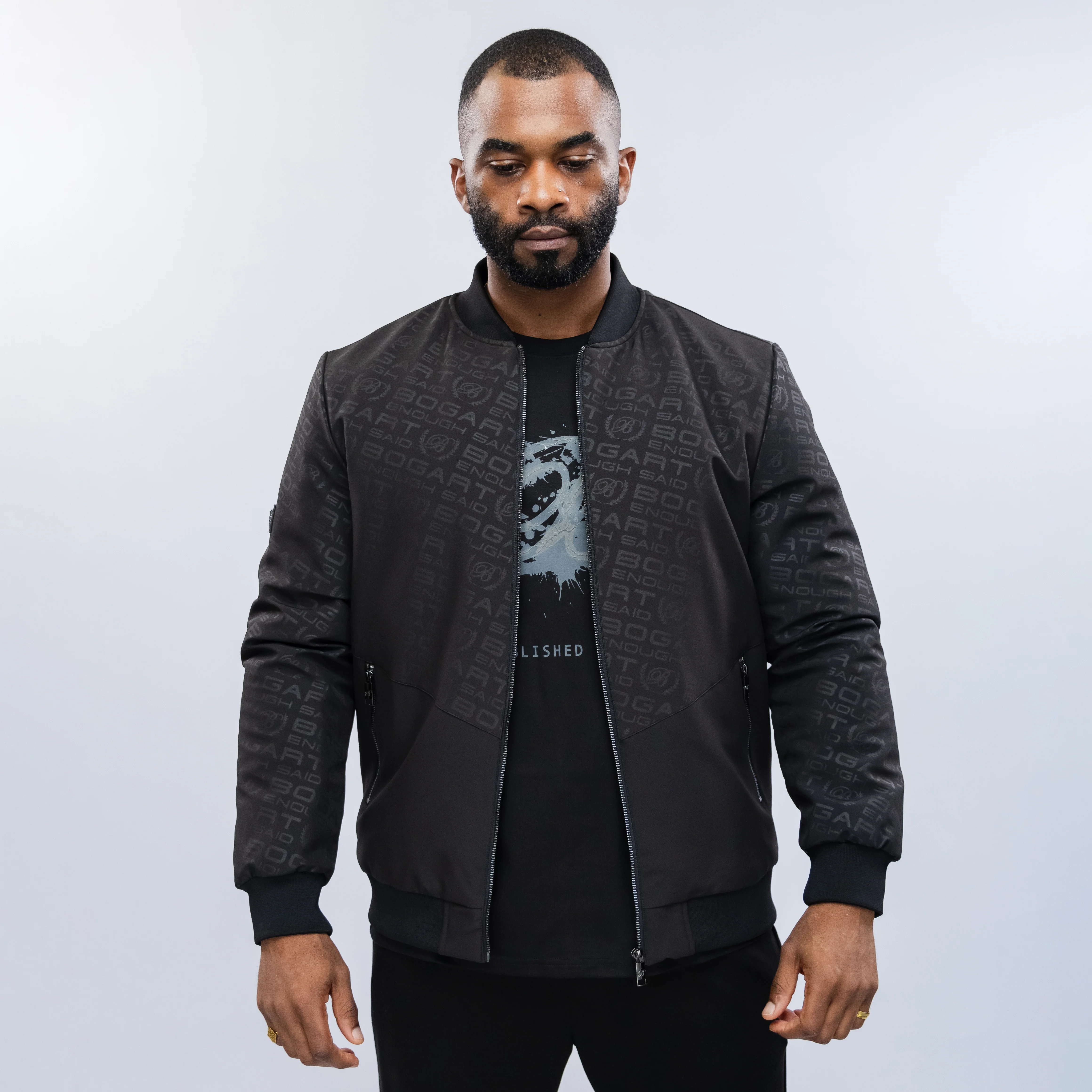 Bogart MAN Monogram Bomber Jacket