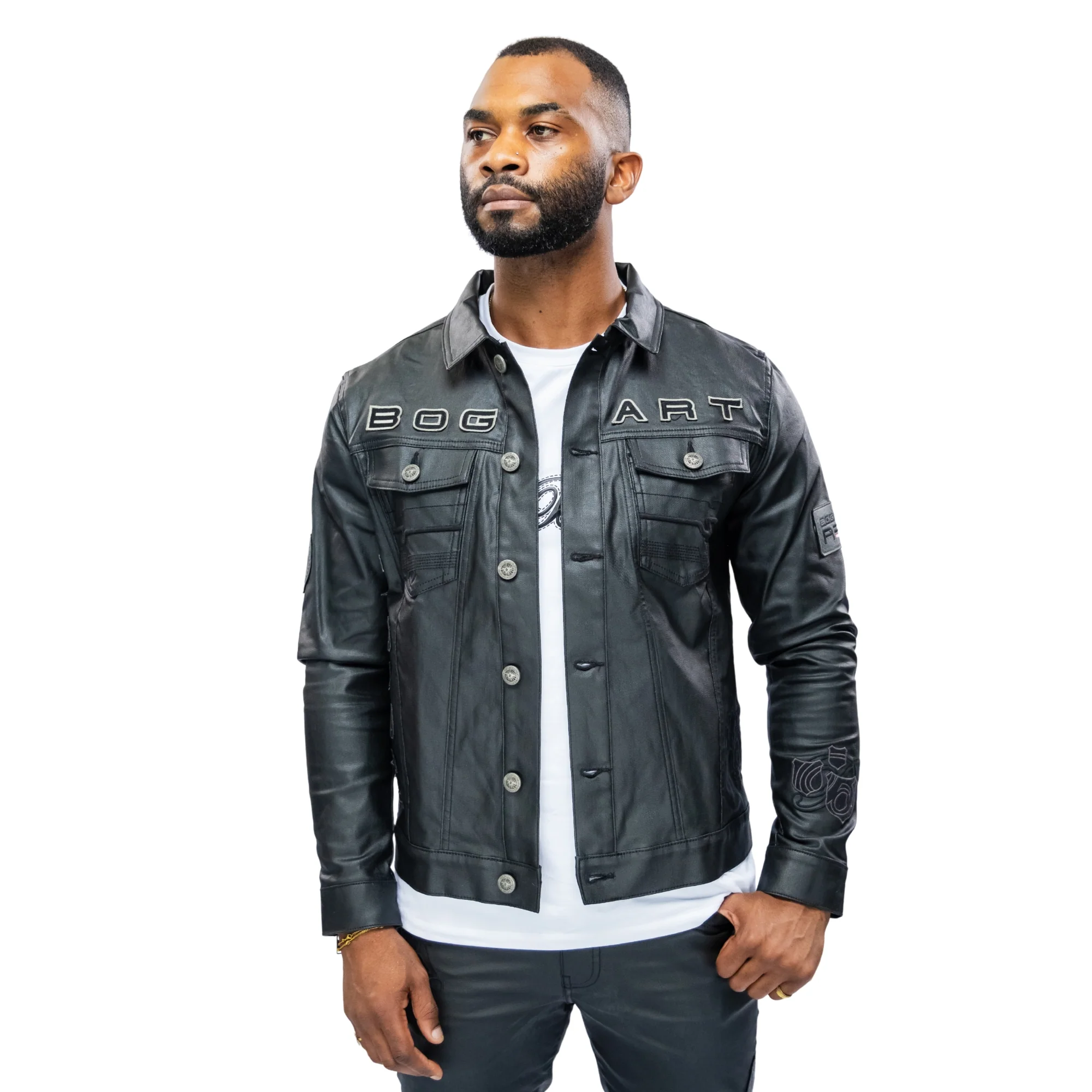 Bogart  Oil Coated Denim Jacket
