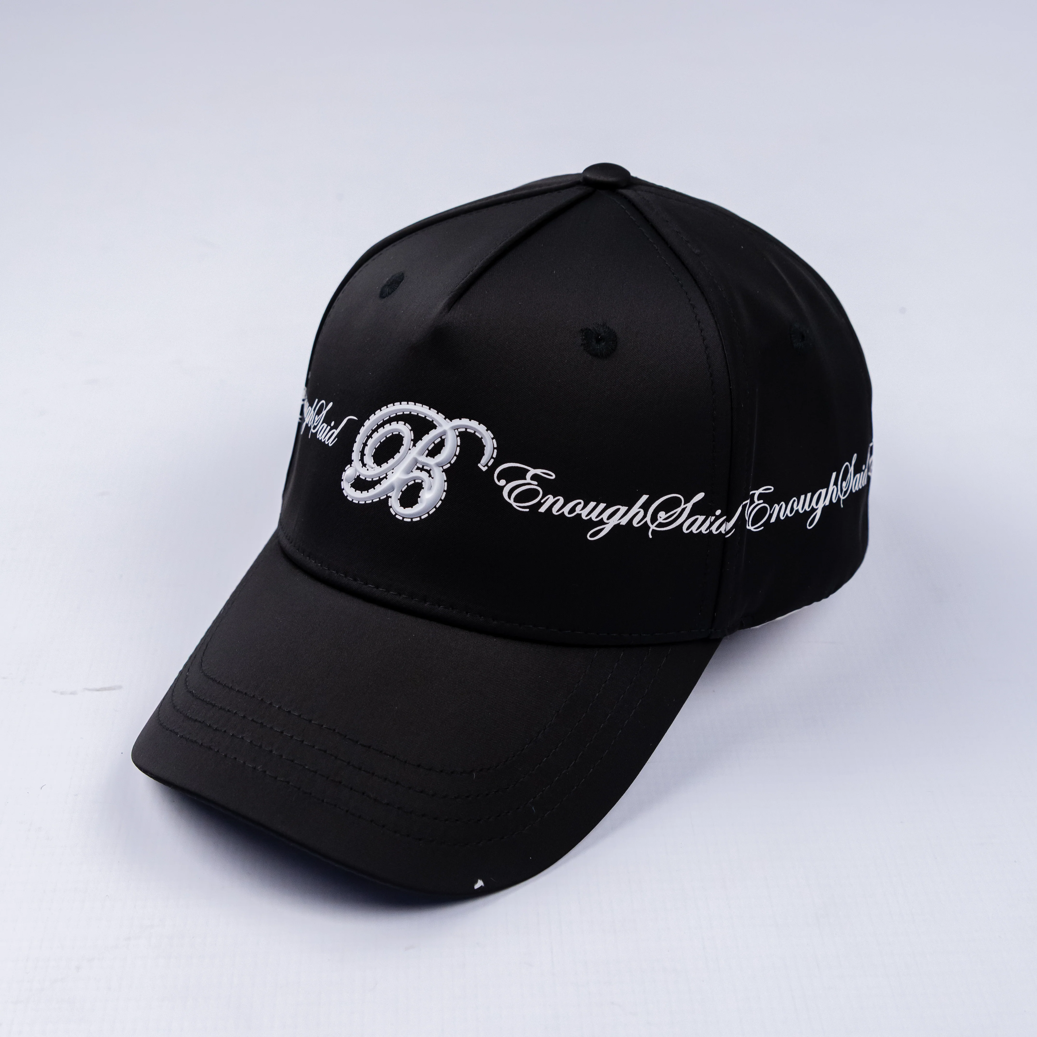 Bogart “Enough Said” Signature Cap – Black & White Edition
